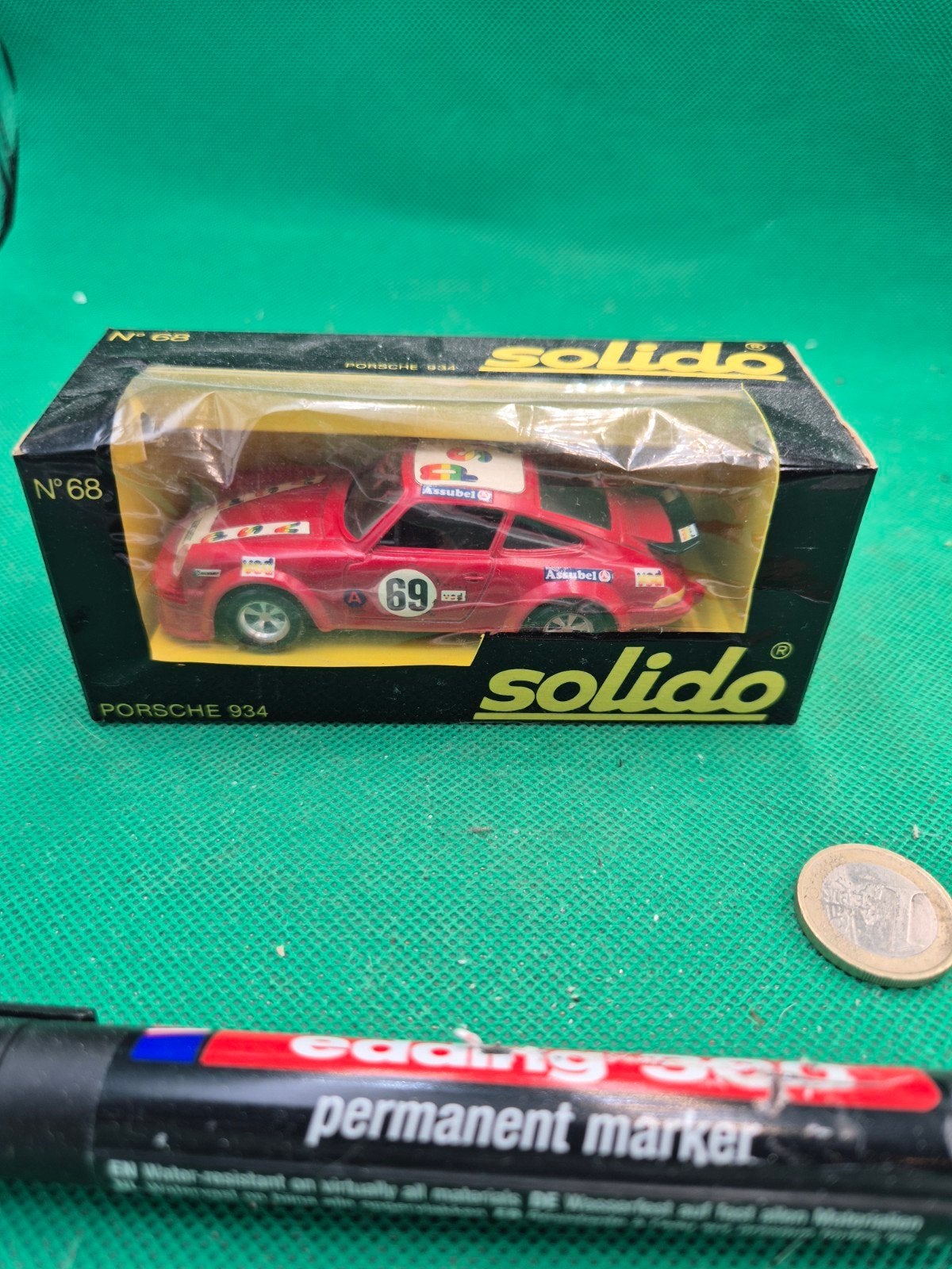603 Porsche 934 1/43 Solido, Ophalen of Verzenden, Zo goed als nieuw, Auto, Solido