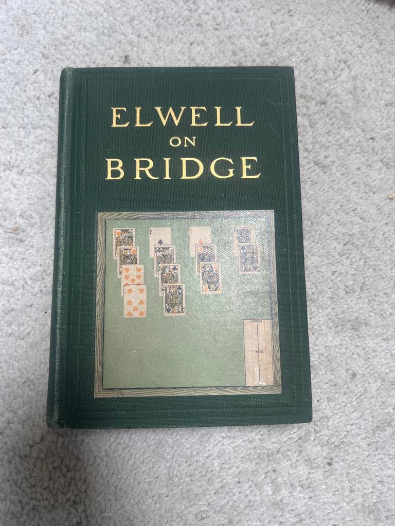 Elwell on Bridge - Vintage Boek over Bridge Spel, Ophalen of Verzenden, Gebruikt, Overige typen