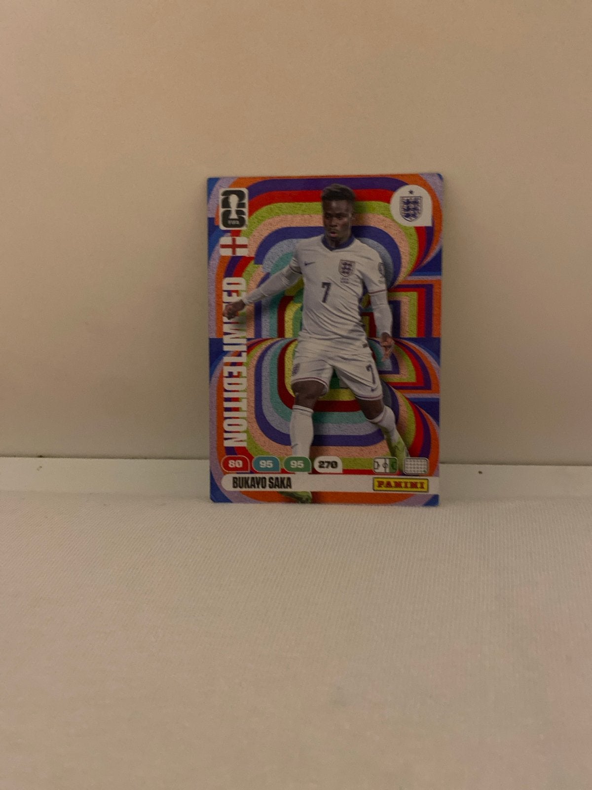 Bukayo Saka Panini FIFA World Cup 2026 Adrenalyn XL Kaart, Verzamelen, Sportartikelen en Voetbal, Ophalen of Verzenden, Zo goed als nieuw