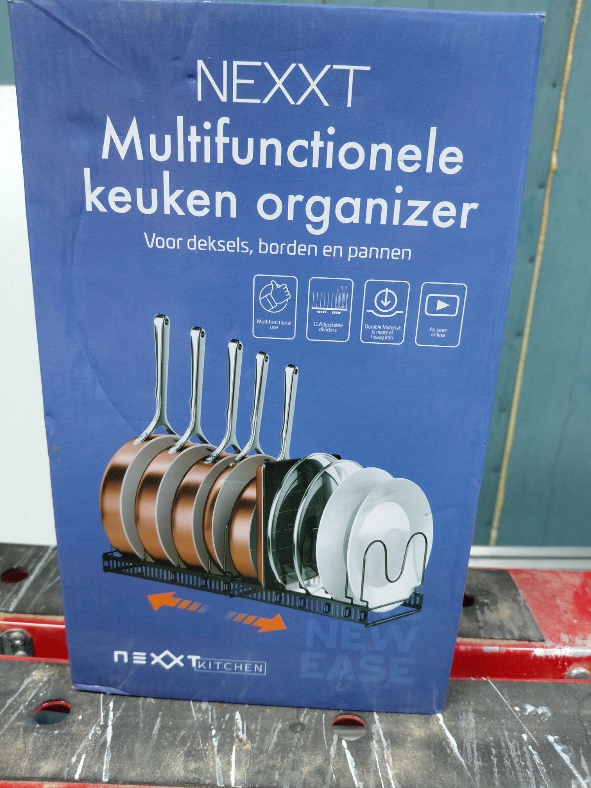 NEXXT Multifunctionele Keuken Organizer voor Pannen, Ophalen, Overige typen, Nieuw, Zwart