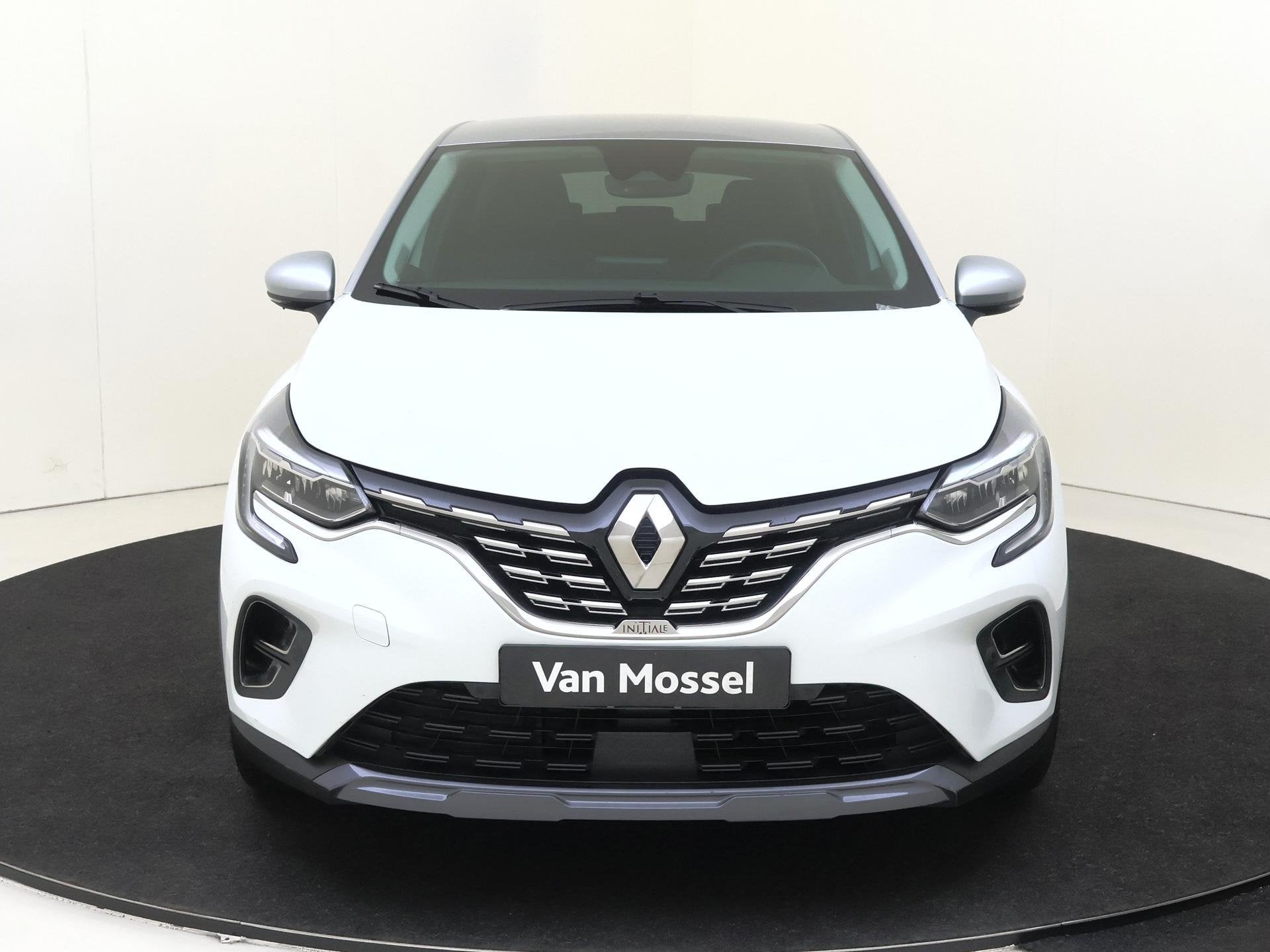 Renault Captur 1.6 E-Tech Plug-in Hybrid 160 Initiale Paris, Auto's, Renault, Gebruikt, Wit, Bedrijf, Hybride Elektrisch/Benzine