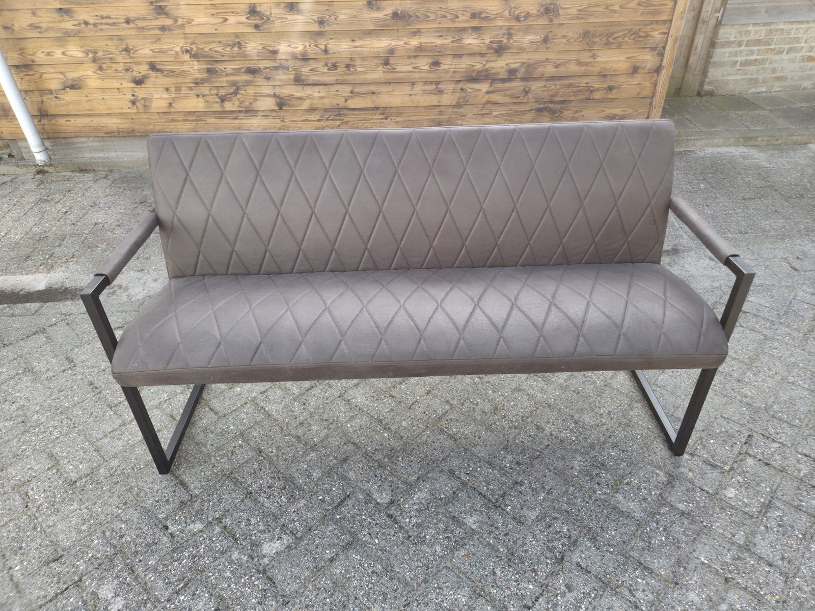 LABEL51 Eetkamerbank Denmark - Nieuw en Showmodel, Ophalen, Minder dan 75 cm, 150 tot 200 cm, Stof
