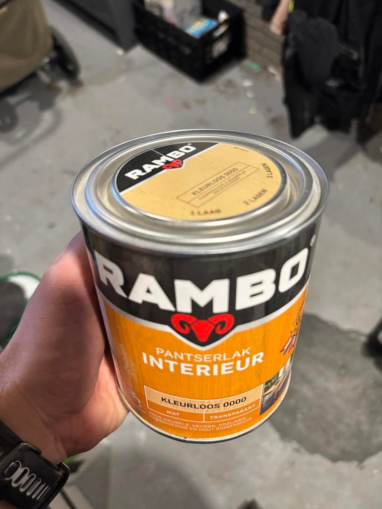 Nieuwe Rambo Pantserslak Interieur Mat Kleurloos 0000, Ophalen, Overige kleuren, Nieuw, Lak