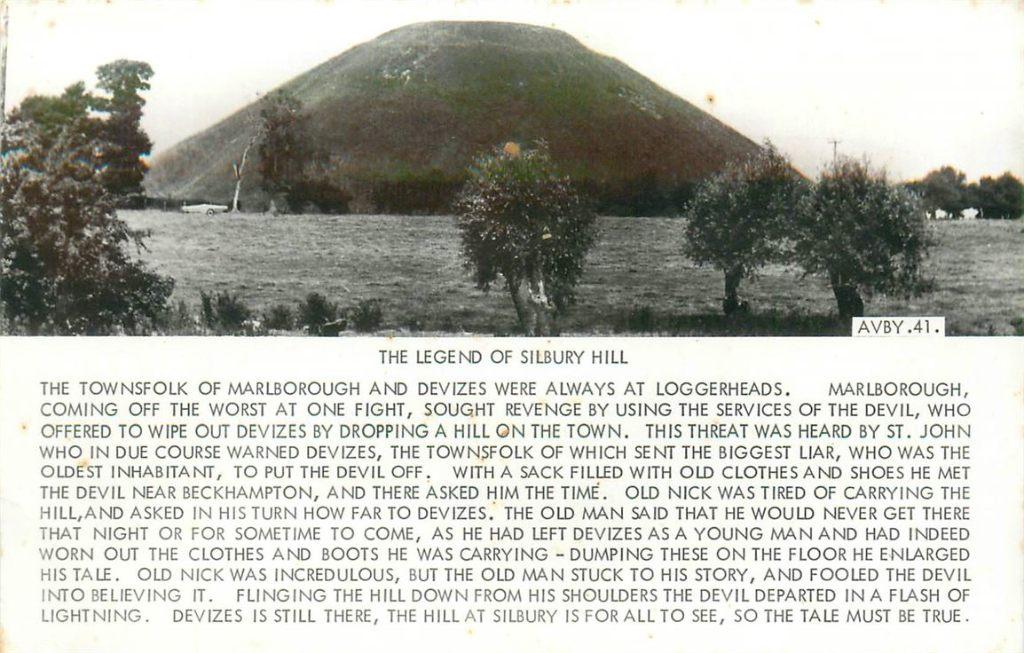 701-465-051 Silbury Hill, Verzamelen, Verzenden, Voor 1920, Engeland