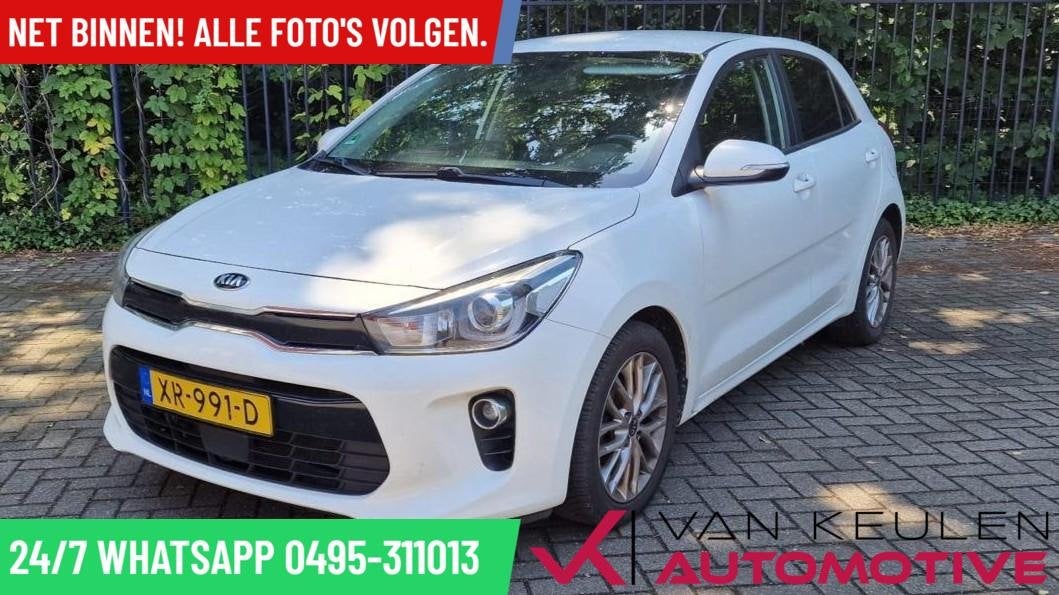 Kia Rio 1.4 CVVT DynamicLine l Netjes! l Stuurverwarming, Voorwielaandrijving, Euro 6, 4 cilinders, 1396 cc