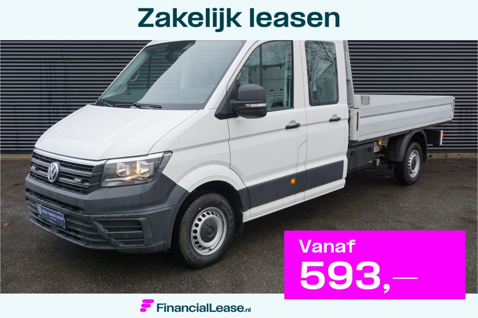 Volkswagen Crafter Open Laadbak 177pk Automaat Dubbele cabin, Stof, Gebruikt, 4 cilinders, Volkswagen