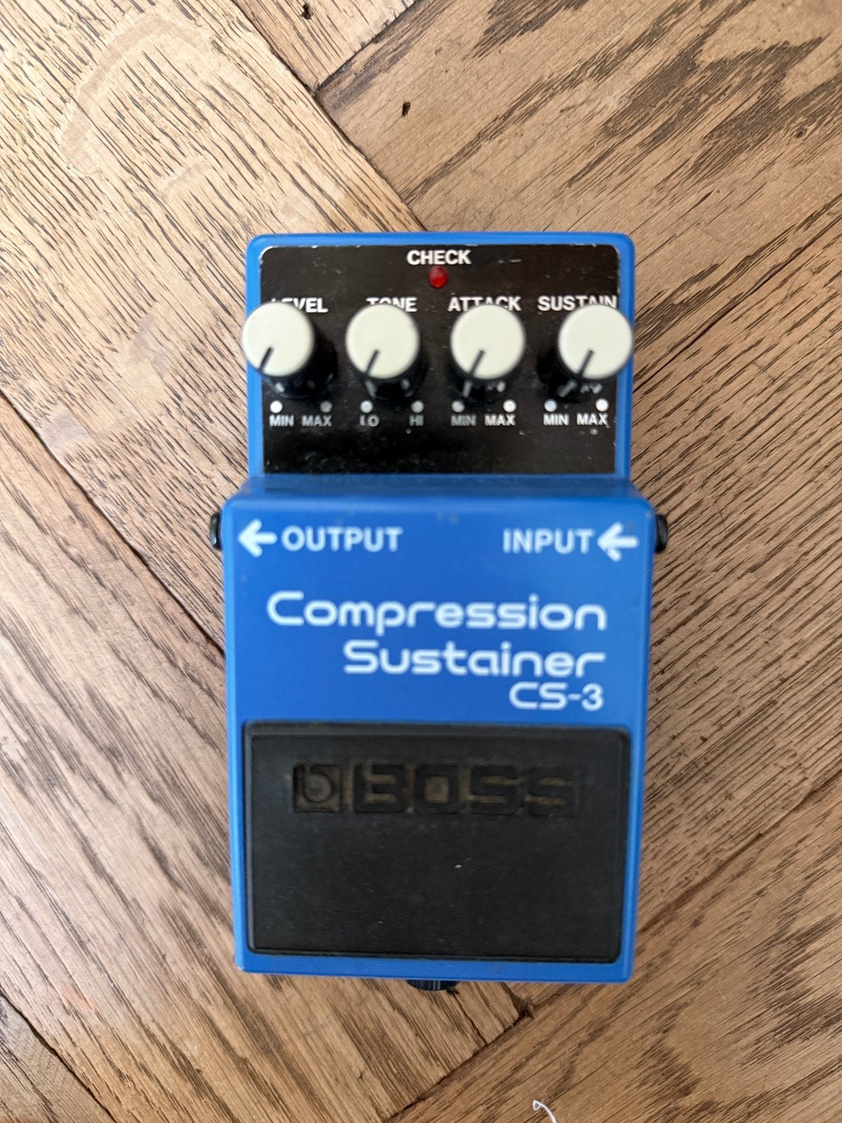 Boss CS-3 Compression Sustainer Gitaarpedaal, Muziek en Instrumenten, Effecten, Ophalen of Verzenden, Zo goed als nieuw, Compressor