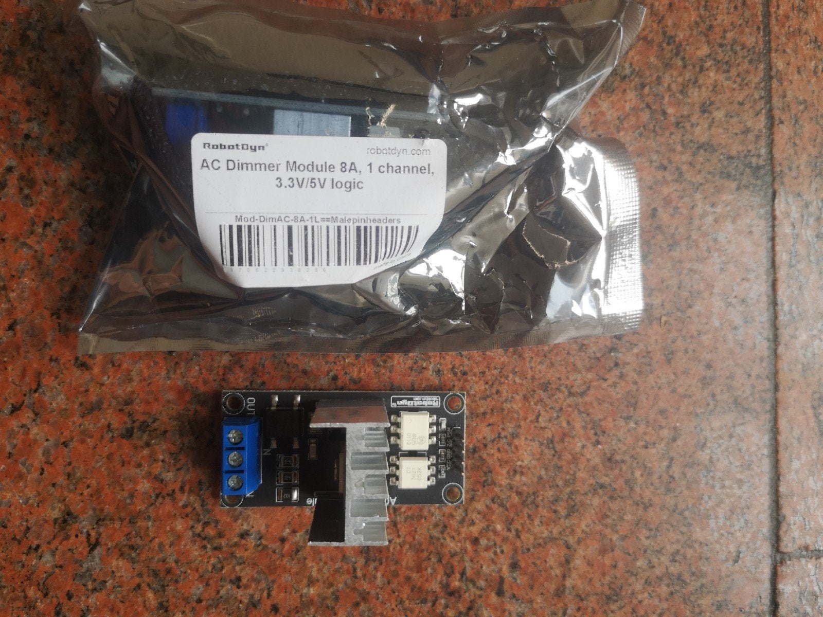 RobotDyn AC Dimmer Module 8A, 1 kanaal, 3.3V/5V logic, Ophalen of Verzenden, Nieuw