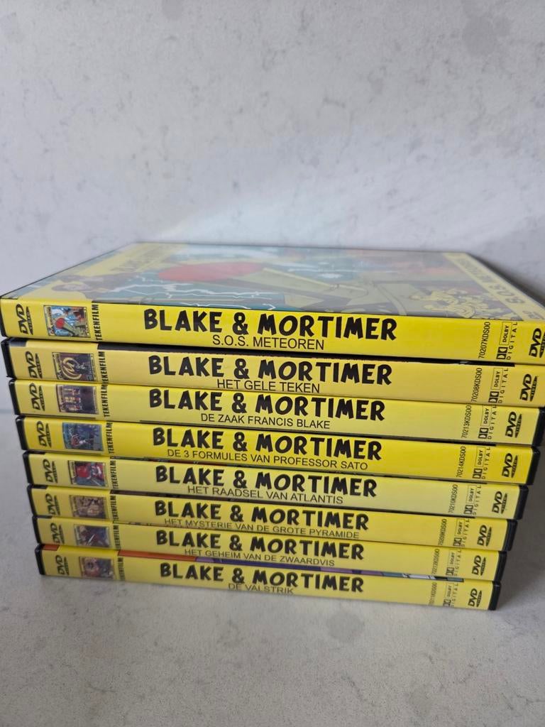 Blake en Mortimer - 8x dvd, Verzamelen, Stripfiguren, Ophalen of Verzenden, Looney Tunes, Zo goed als nieuw, Gebruiksvoorwerp
