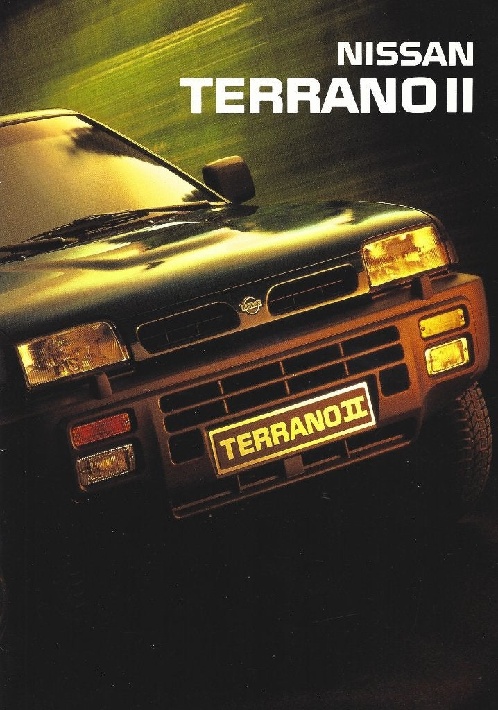 Brochure Nissan Terrano 1993, Ophalen of Verzenden, Gelezen, Nissan
