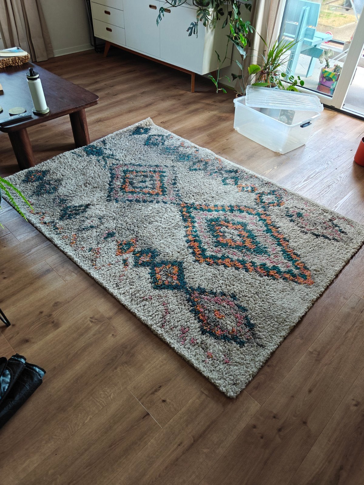 Vloerkleed 133x190, Huis en Inrichting, Stoffering | Tapijten en Kleden, Ophalen, Crème, Rechthoekig, 200 cm of meer