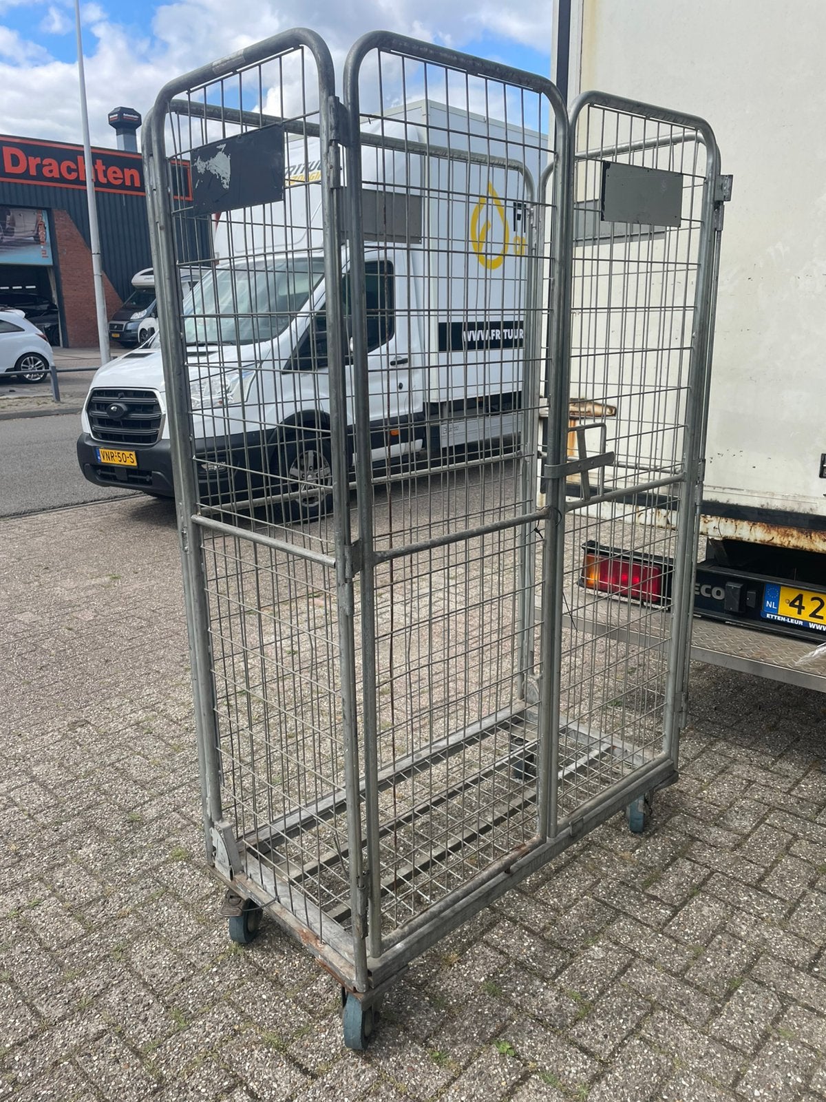 Rolcontainer, Ophalen, Gebruikt, Transportkar, 100 liter of meer