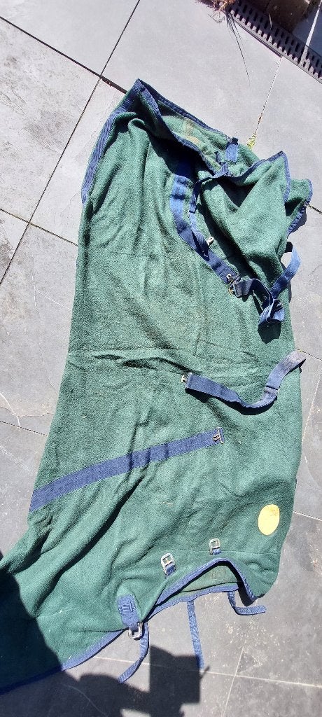 Halsdeken harry's horse 195cm, Full (L), Gebruikt, Zweetdeken, Groen