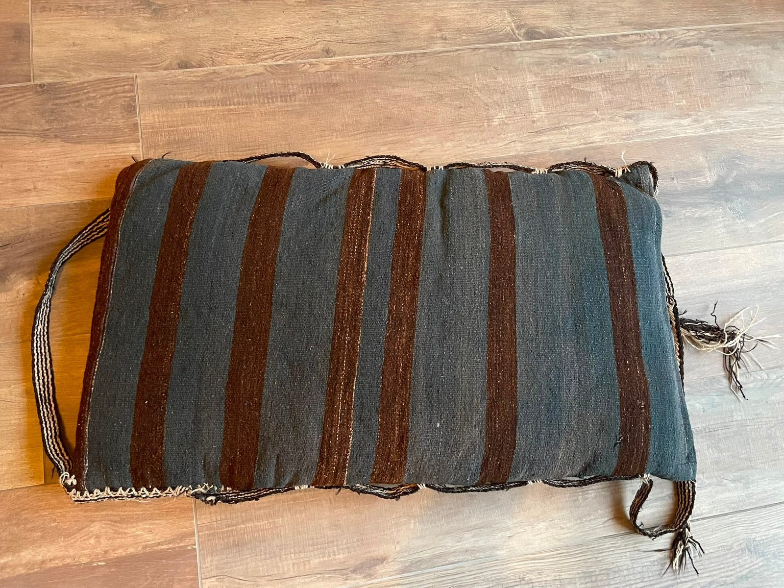 XL Marokkaans Vloerkussen Multicolor (Loods 5) – 65x110 cm, Ophalen, Meerkleurig, Zo goed als nieuw, Zitkussen