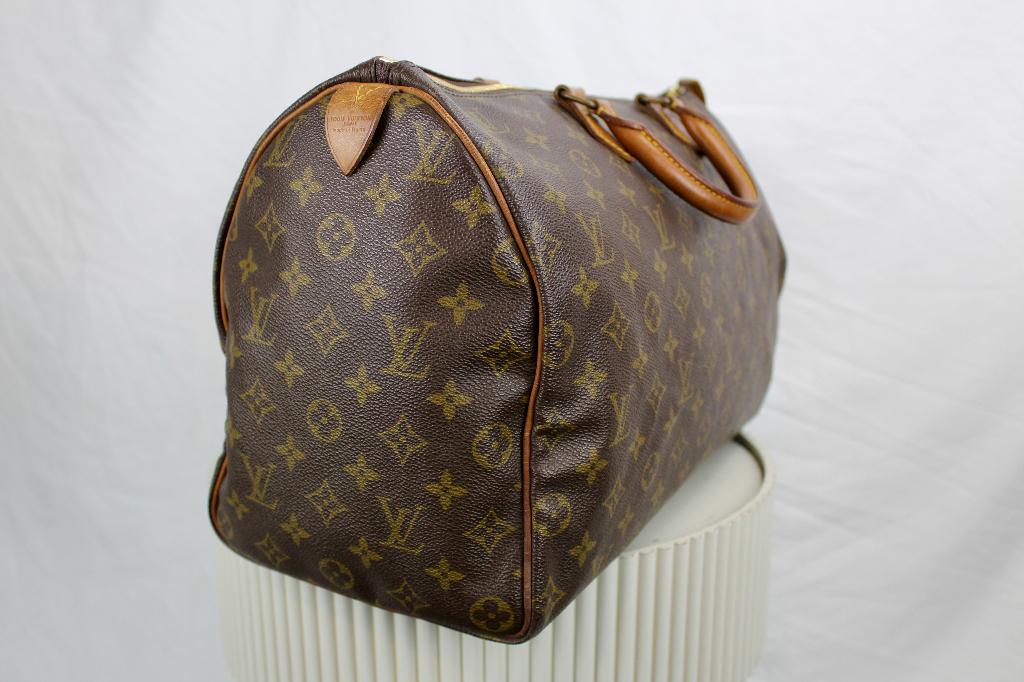 Louis Vuitton Speedy 40 - 1172, Sieraden, Tassen en Uiterlijk, Tassen | Damestassen, Gebruikt, Bruin, Ophalen of Verzenden, Louis Vuitton