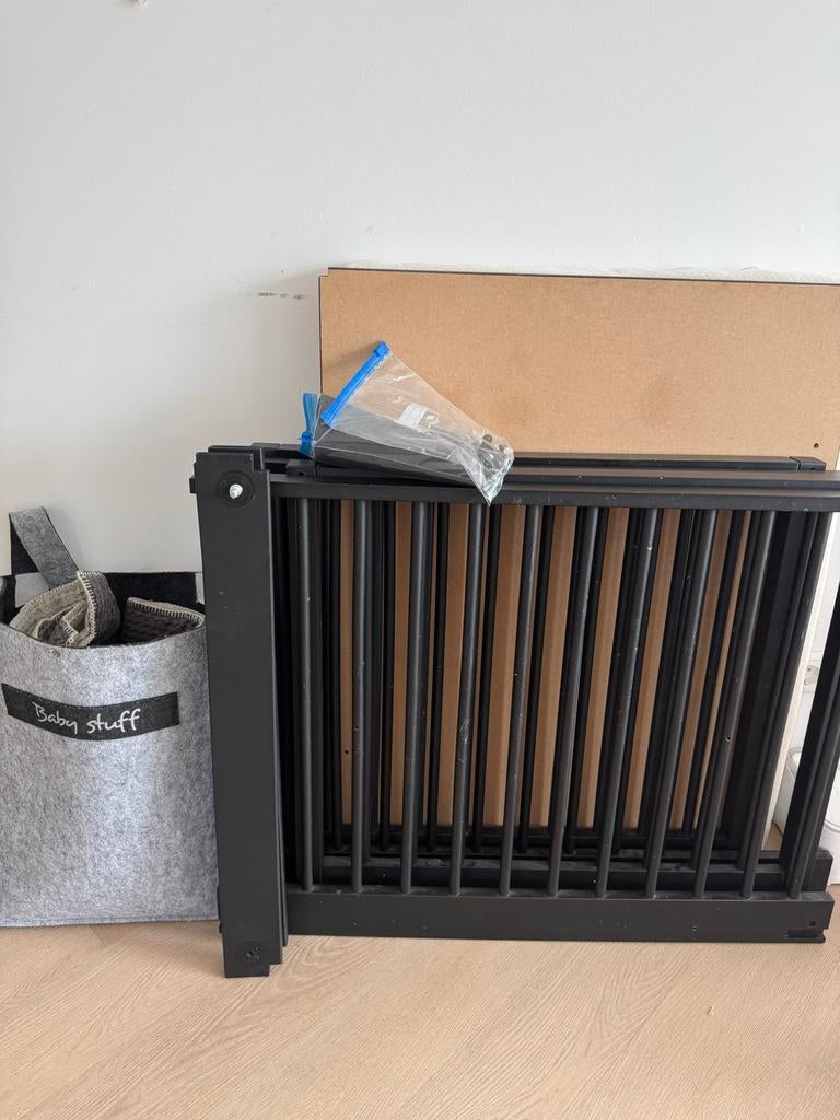Babypark box met Koeka boxkleed, matrasje en tas, Ophalen, Gebruikt, Vierkant, Boxkleed