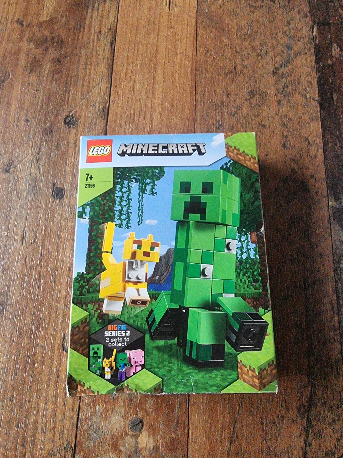 LEGO Minecraft 21156 BigFig Creeper met Ocelot, Ophalen of Verzenden, Zo goed als nieuw, Overige merken