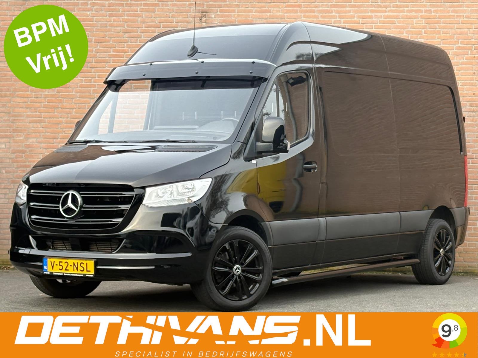 Mercedes-Benz Sprinter 211CDI L2H2 Carplay / M-bux / Camera, Voorwielaandrijving, Stof, Gebruikt, Euro 6