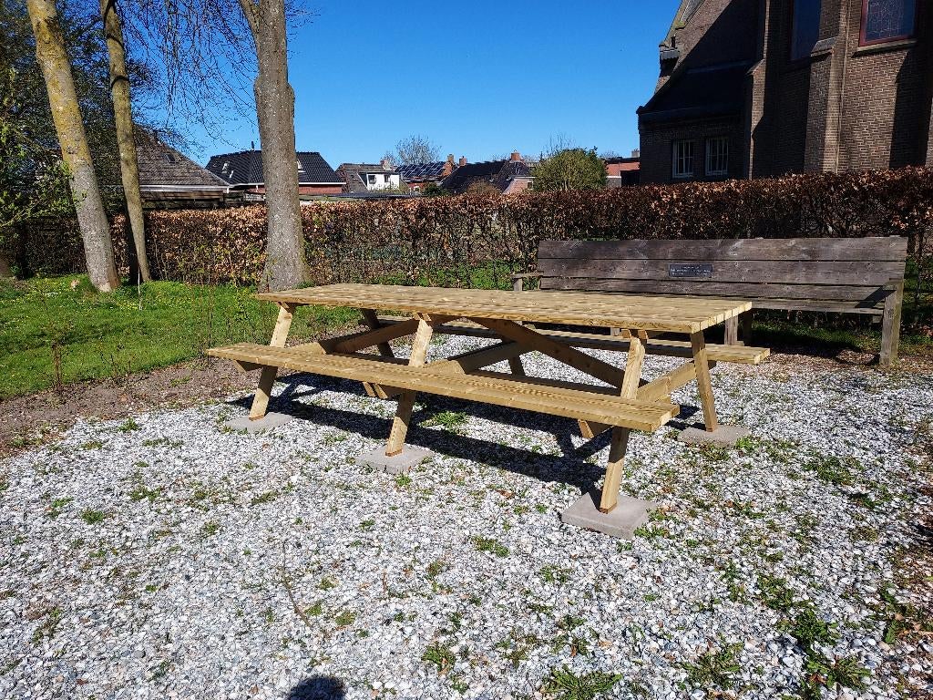 picknickbanken op maat, Tuin en Terras, Ophalen of Verzenden, Nieuw, Rechthoekig, Hout
