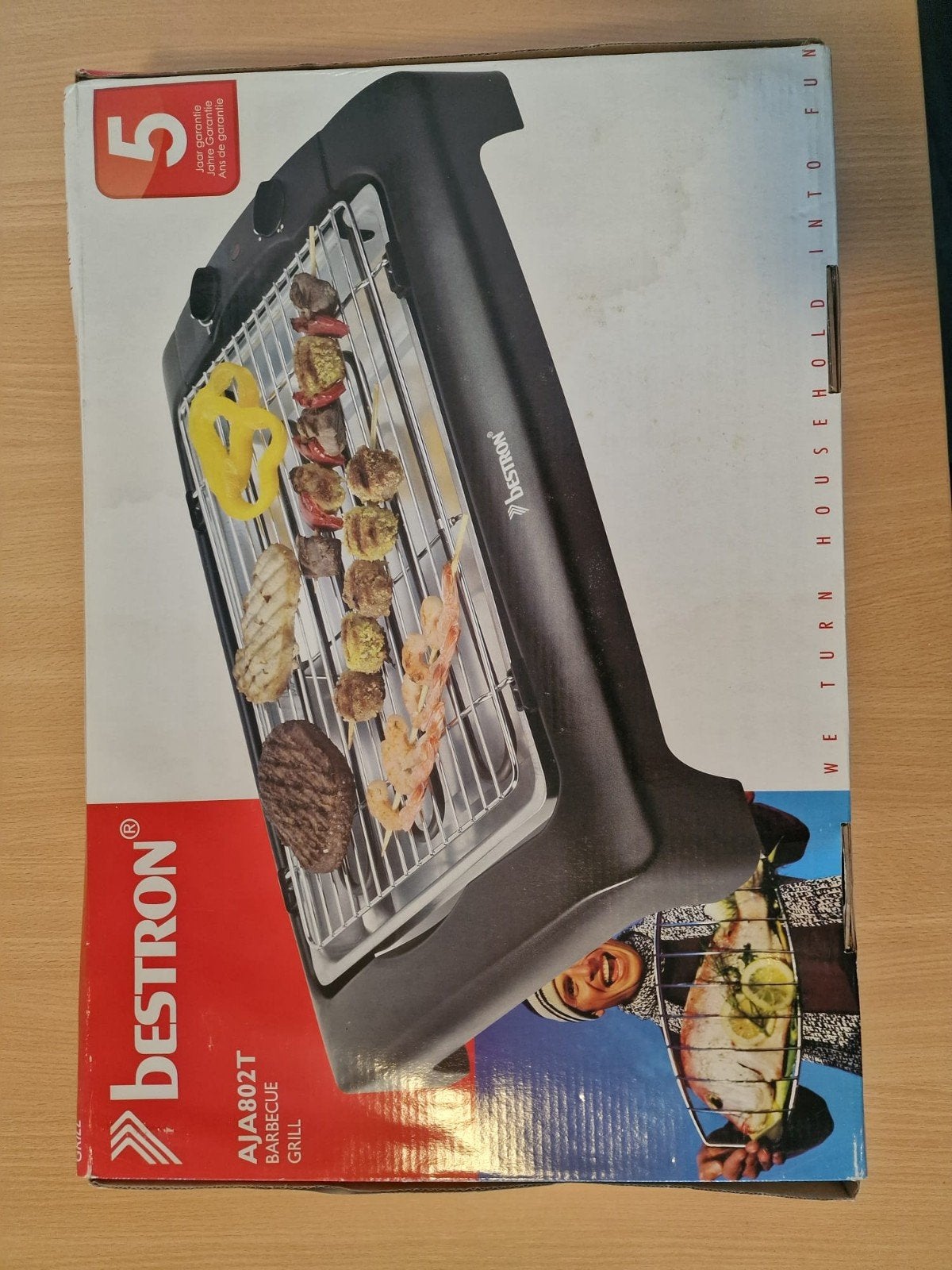 Bestron AJA802T Barbecue Grill - Nieuw in doos, Ophalen, Nieuw, Bestron
