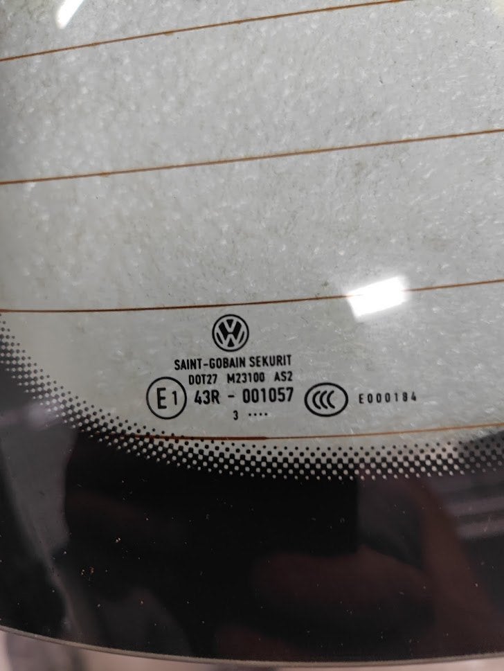 vw golf 7 achterruit -2023, Ophalen of Verzenden, Gebruikt