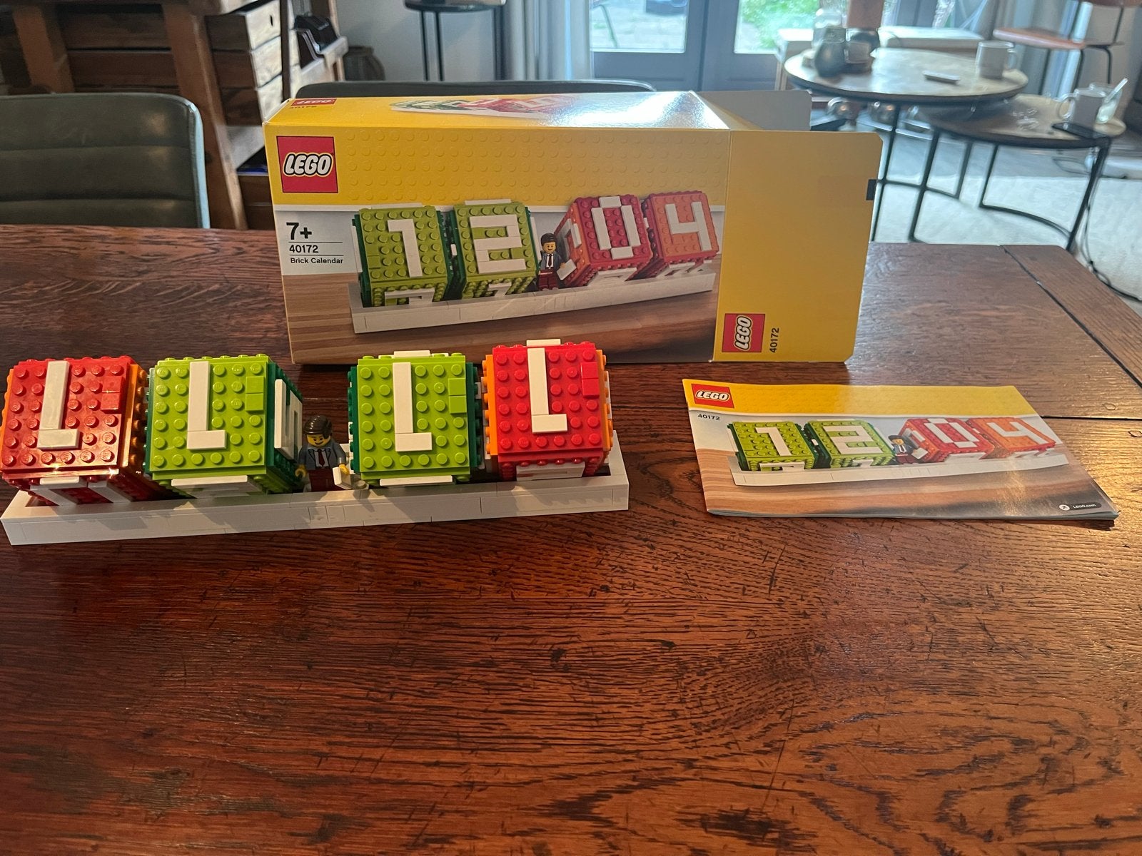 Lego 40172 Brick Calendar - 100% compleet met doos en instru, Ophalen of Verzenden, Zo goed als nieuw, Lego