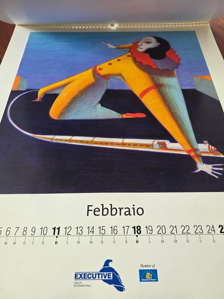 "Lorenzo Mattotti" Corporate Art Calendar '2001, Antiek en Kunst, Ophalen of Verzenden