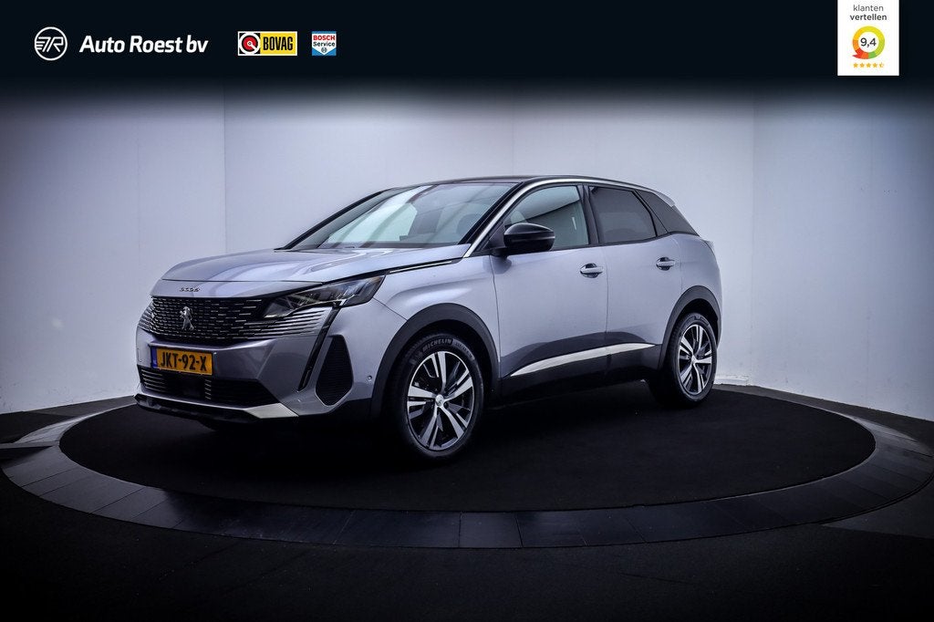 Peugeot 3008 1.2T ALLURE PACK FULL LED | 360 CAM | CARPLAY |, Gebruikt, 1199 cc, Bedrijf, Parkeersensor