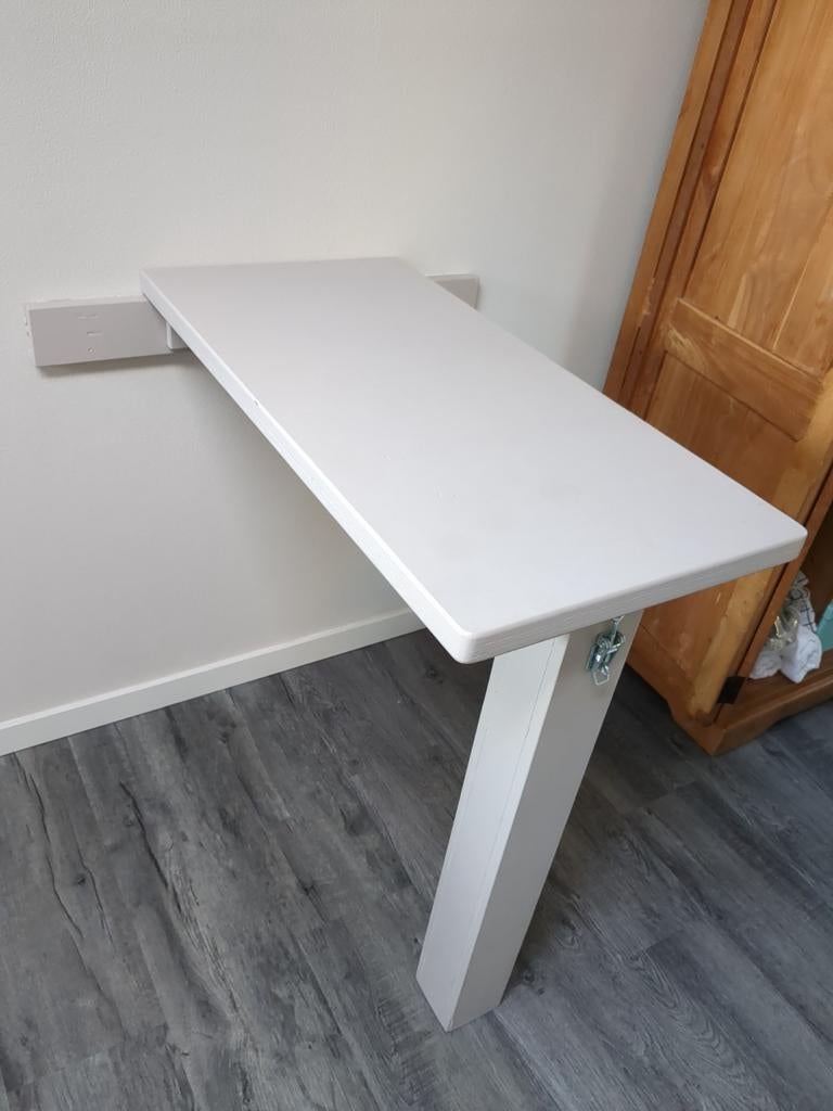 Manicuretafel bureau tafel inklapbaar wandtafel, Huis en Inrichting, Ophalen, Gebruikt