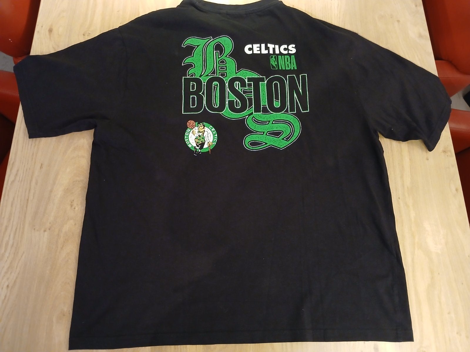 Boston Celtics NBA T-shirt Zwart Maat L, Maat 52/54 (L), Zwart, Ophalen of Verzenden, New Era
