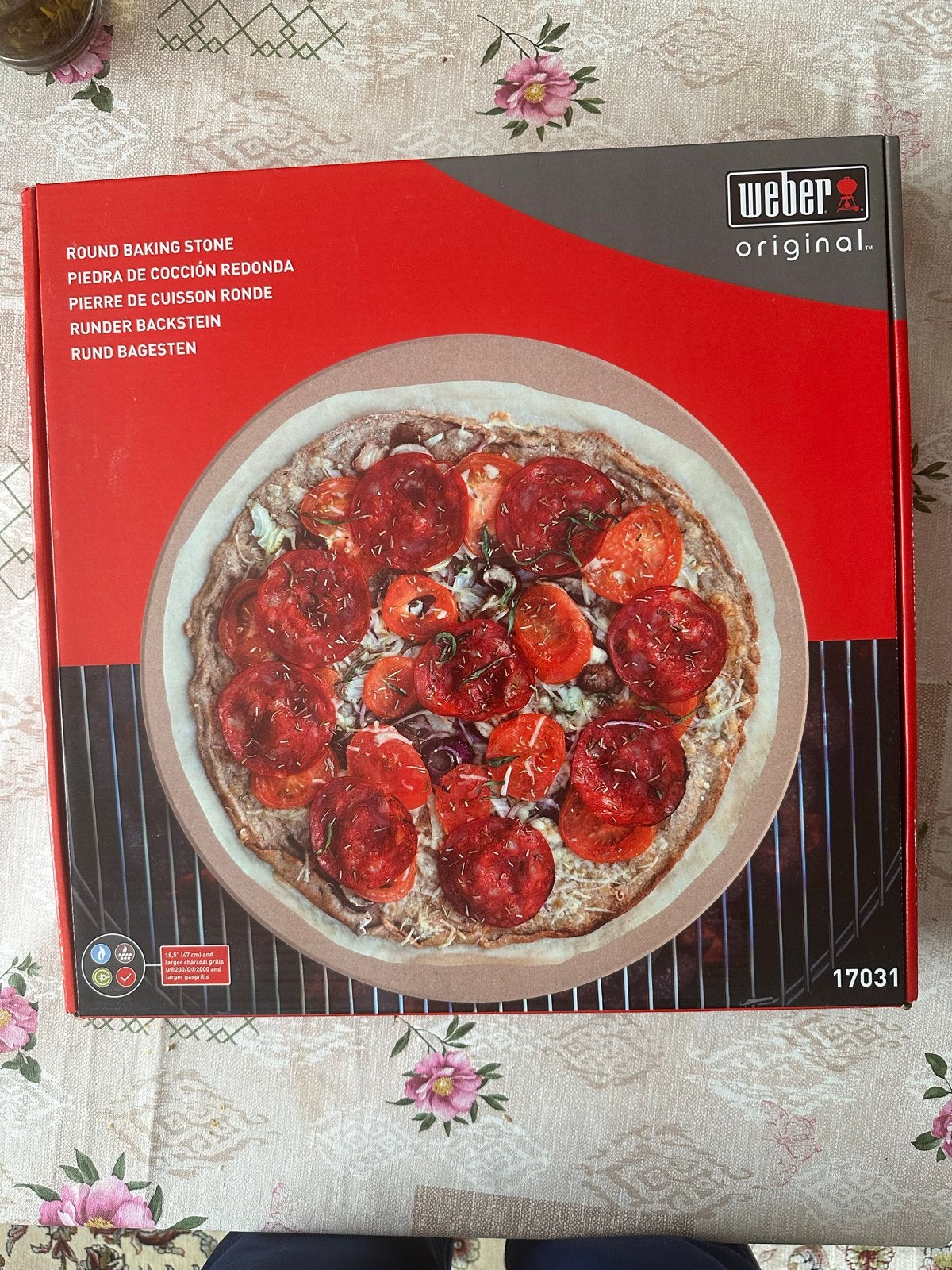 Weber Original Rond Baksteen voor Pizza Ø36cm, Ophalen of Verzenden, Nieuw