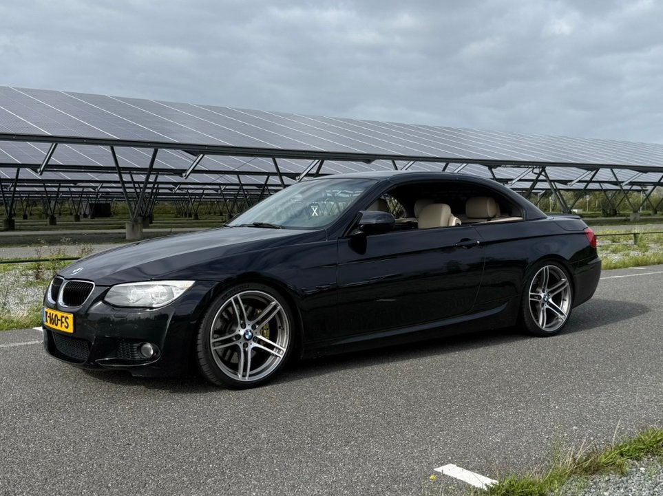 BMW 3-Serie 3.0 I 335 Cabrio DCT e93 2011 N55 Zwart, Automaat, Achterwielaandrijving, Beige, Cabriolet
