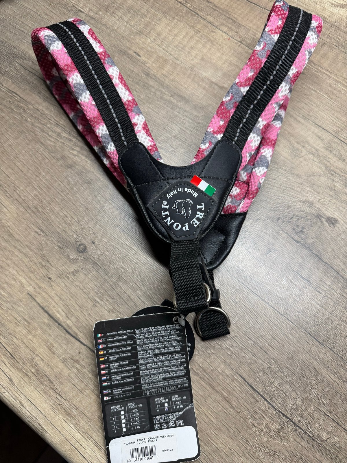 Tre Ponti tuig Fibbia Mesh Camouflage maat 4, Ophalen of Verzenden, Nieuw, Halsband