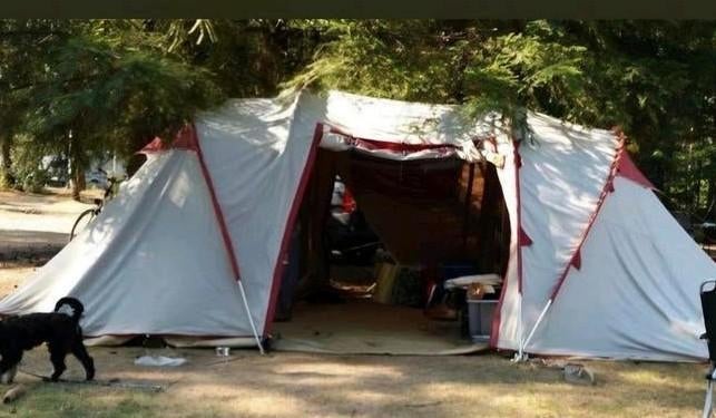 Active Leisure Canyon 4/6 tunneltent - Ruime gezinstent, Caravans en Kamperen, Tenten, tot en met 6, Gebruikt, Ophalen of Verzenden