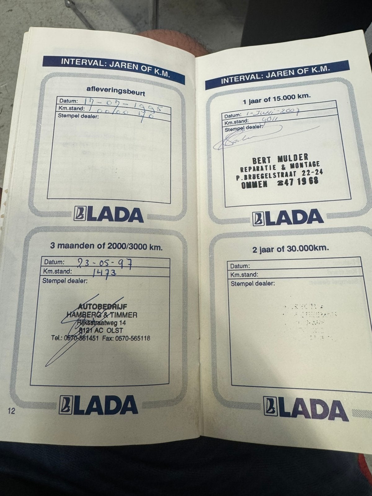 Lada Samara 1995 – Slechts 45.595 km – Project / Oldtimer, foto 12