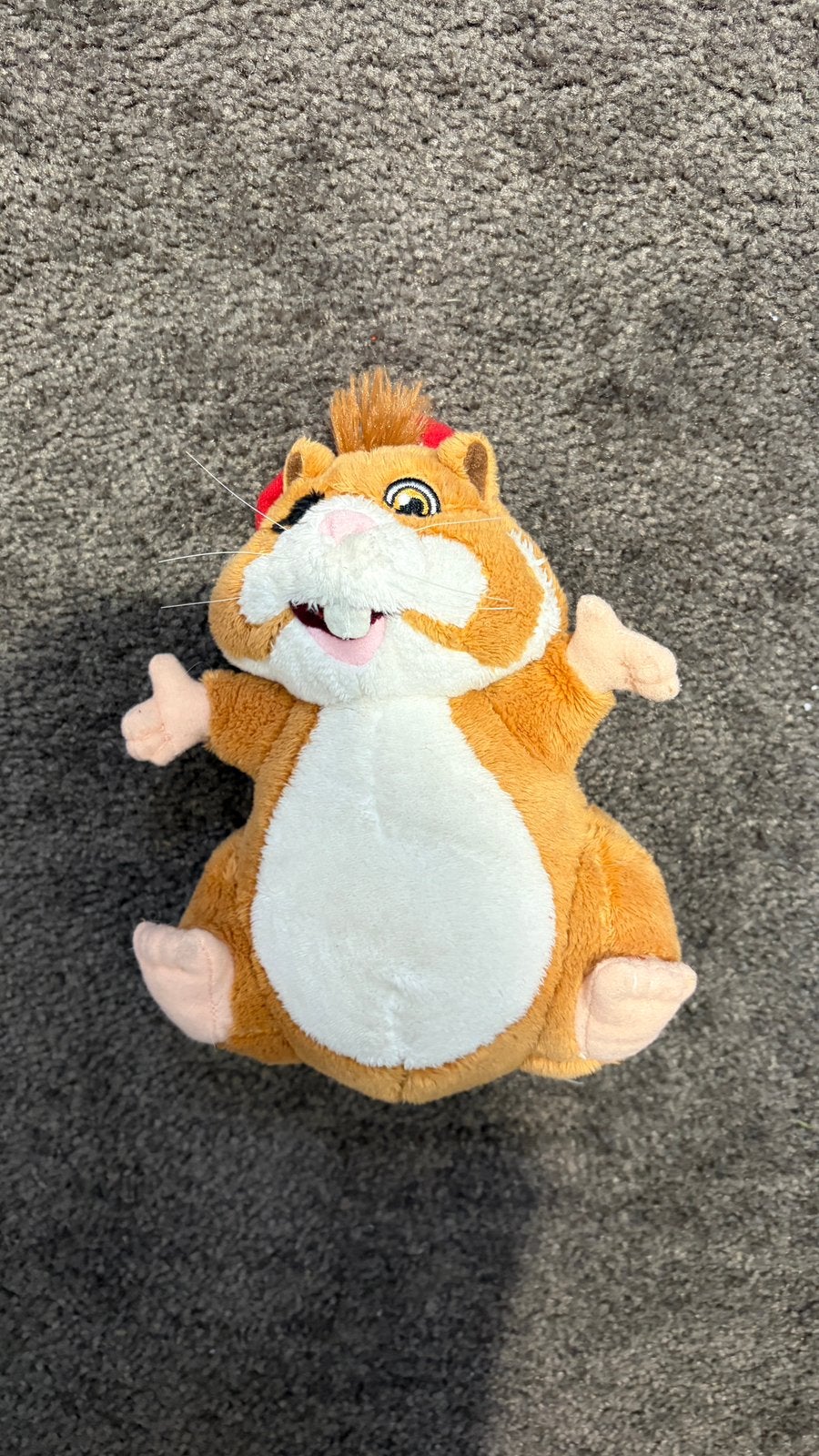 AH albert heijn hamster knuffel oud - vintage jongen, Ophalen of Verzenden, Zo goed als nieuw, Overige typen