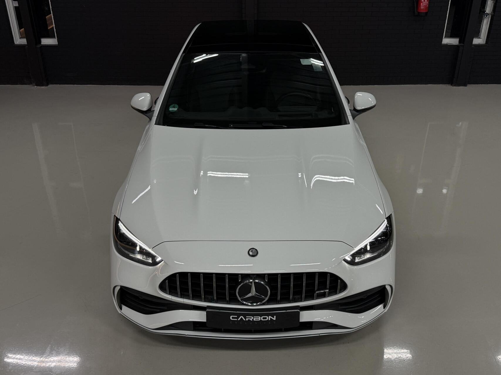 Mercedes C-klasse AMG 43 4MATIC | Pano | Burmester | Head-up, Auto's, Automaat, Gebruikt, 4 cilinders, 11 km/l