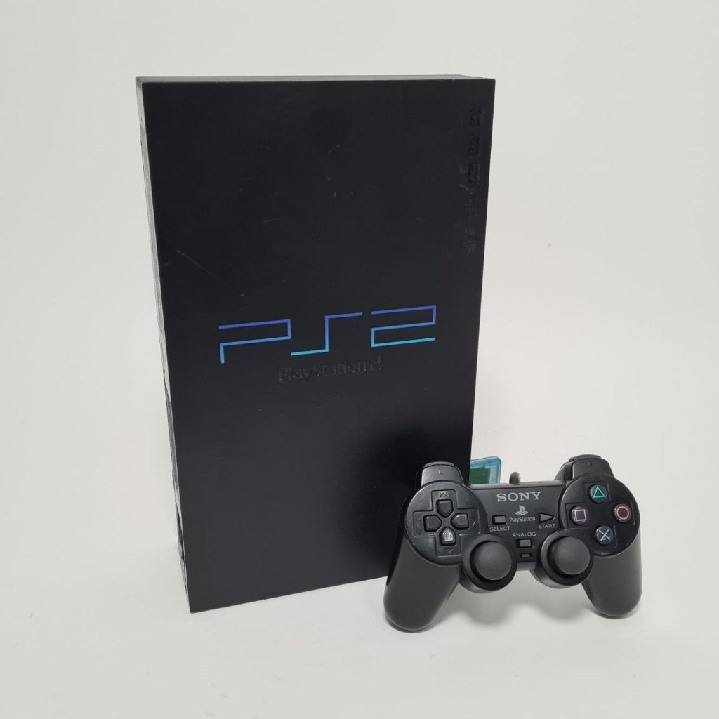 Playstation 2 Phat met Controller en Geheugenkaart, Gebruikt, Phat, Ophalen of Verzenden, Met geheugenkaart