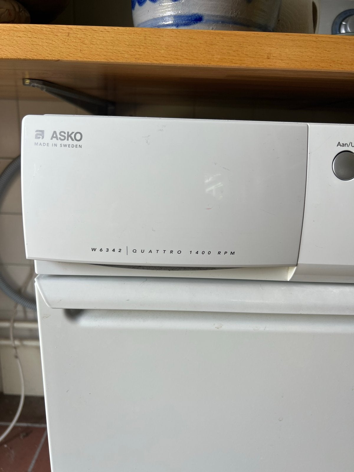 ASKO W6342 QUATTRO Wasmachine - 1400 RPM, Ophalen, Gebruikt, Voorlader, Kort programma