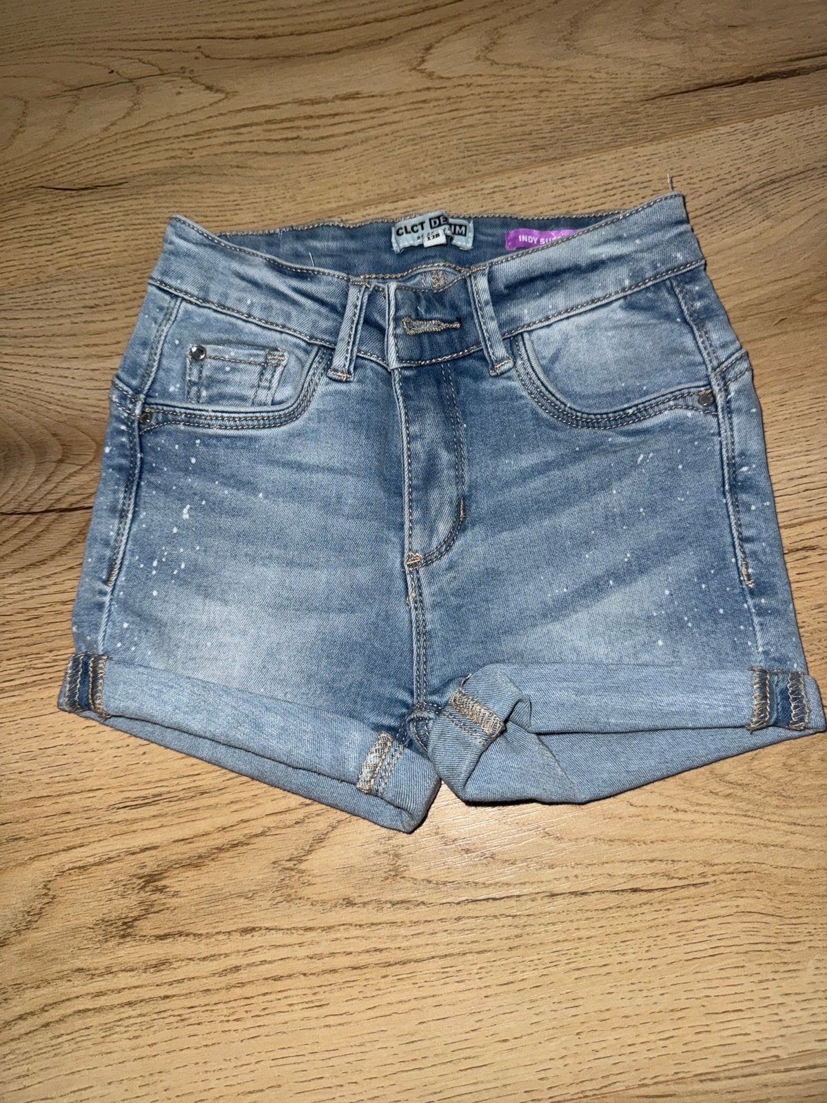 CLCT Denim shorts maat 128, Ophalen of Verzenden, Gebruikt, Meisje