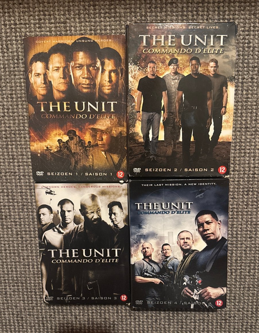 The Unit: de complete serie - Seizoenen 1 t/m 4 (DVD), Engels, Nederlands, Ophalen of Verzenden, Zo goed als nieuw