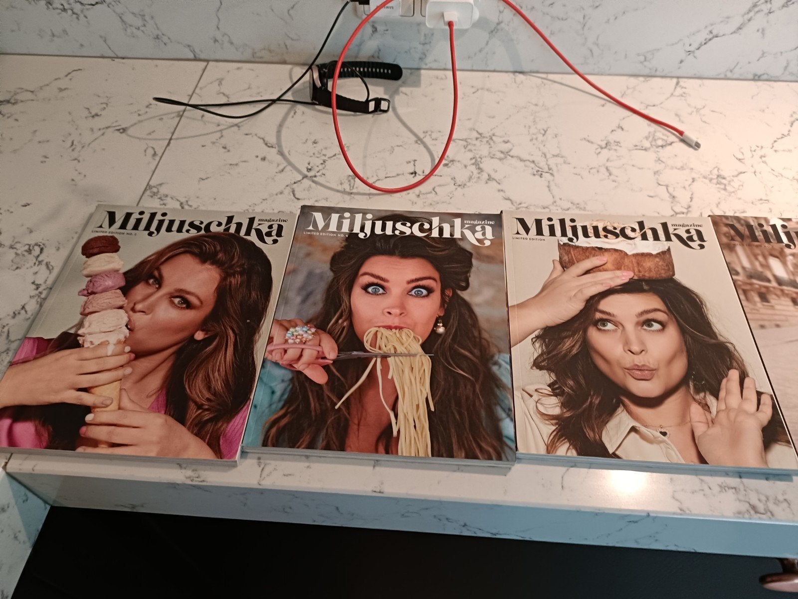 Miljuschka Magazine Collectie - Diverse Nummers, Ophalen, Zo goed als nieuw, Glossy