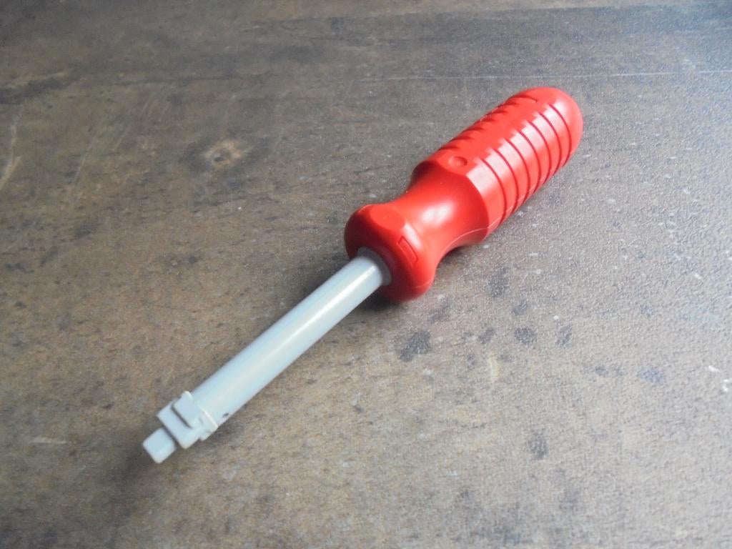 Lego Duplo Toolo Tool Handle with Screwdriver (zie foto's) 2, Ophalen of Verzenden, Gebruikt, Losse stenen, Duplo