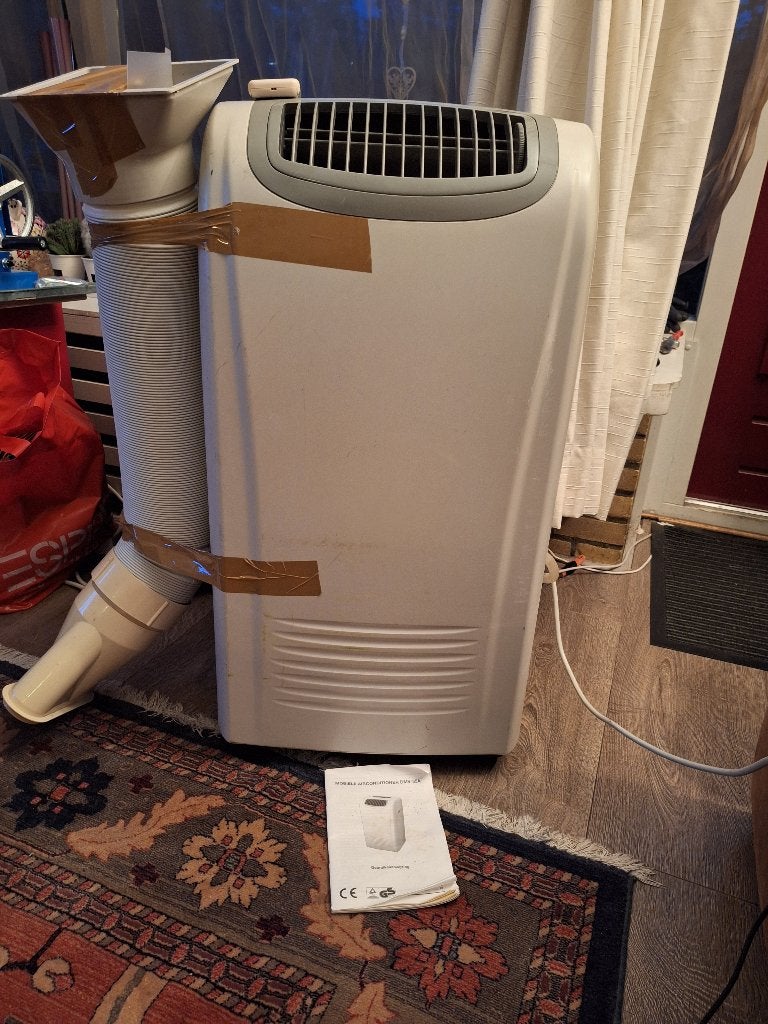 Airco, Witgoed en Apparatuur, Ophalen, Gebruikt, Minder dan 60 m³, 3 snelheden of meer