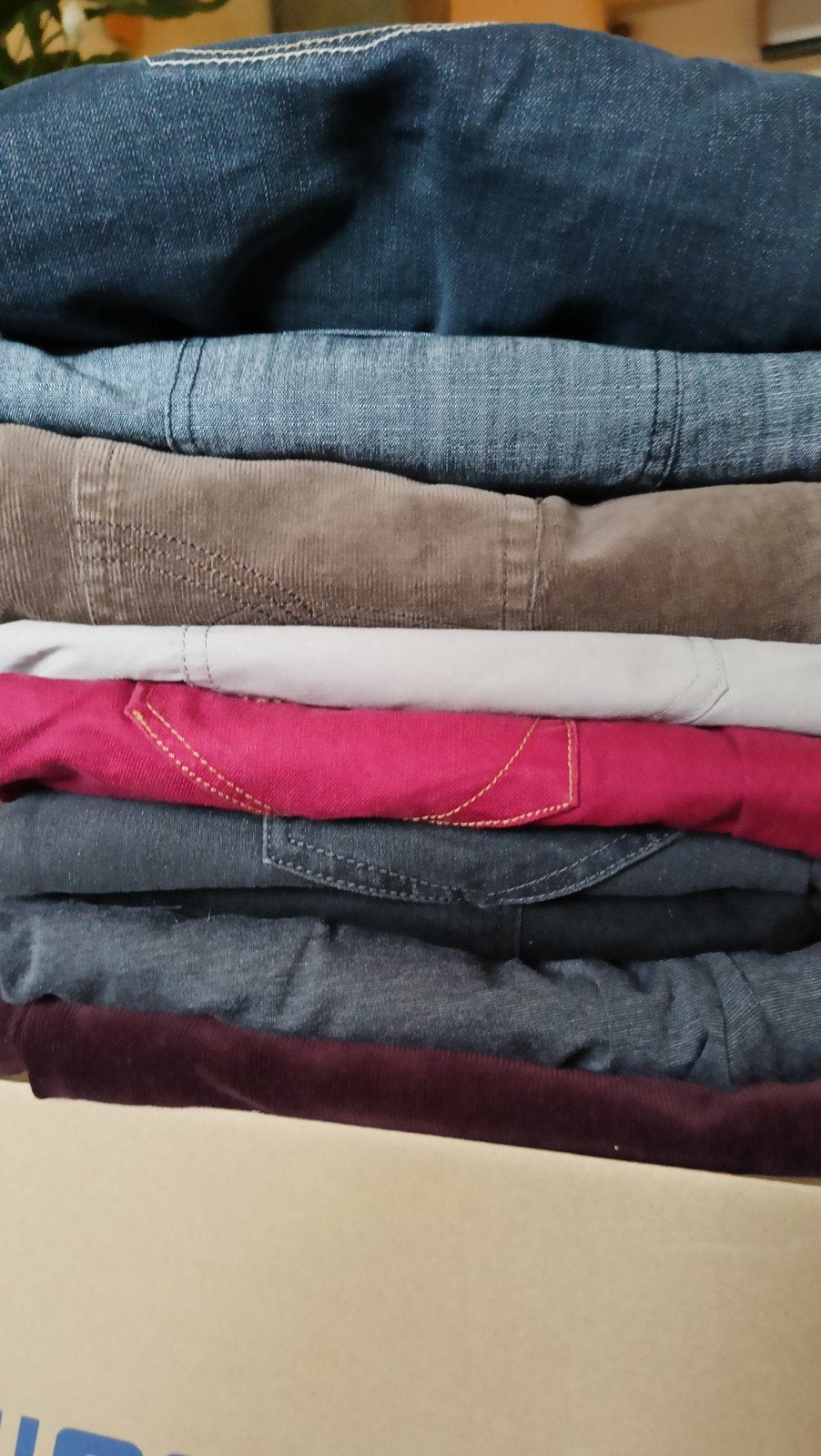 Stapel broeken maat 46 waarvan meeste nog nieuw (Miss Etam), Ophalen of Verzenden, Nieuw, Maat 46/48 (XL) of groter