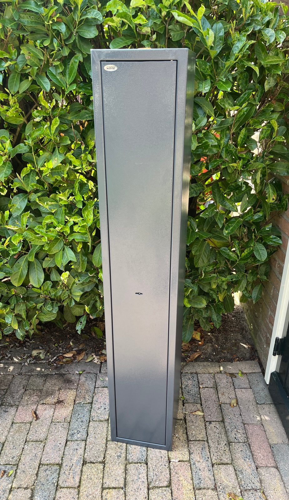 Wapenkast, wapenkluis, geweerkluis voor 4 geweren, Ophalen, Zo goed als nieuw