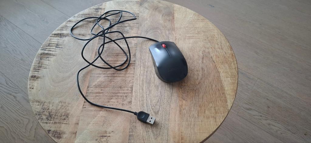 LENOVO BEDRAADE MUIS., Muis, Ophalen of Verzenden, Zo goed als nieuw, Bedraad
