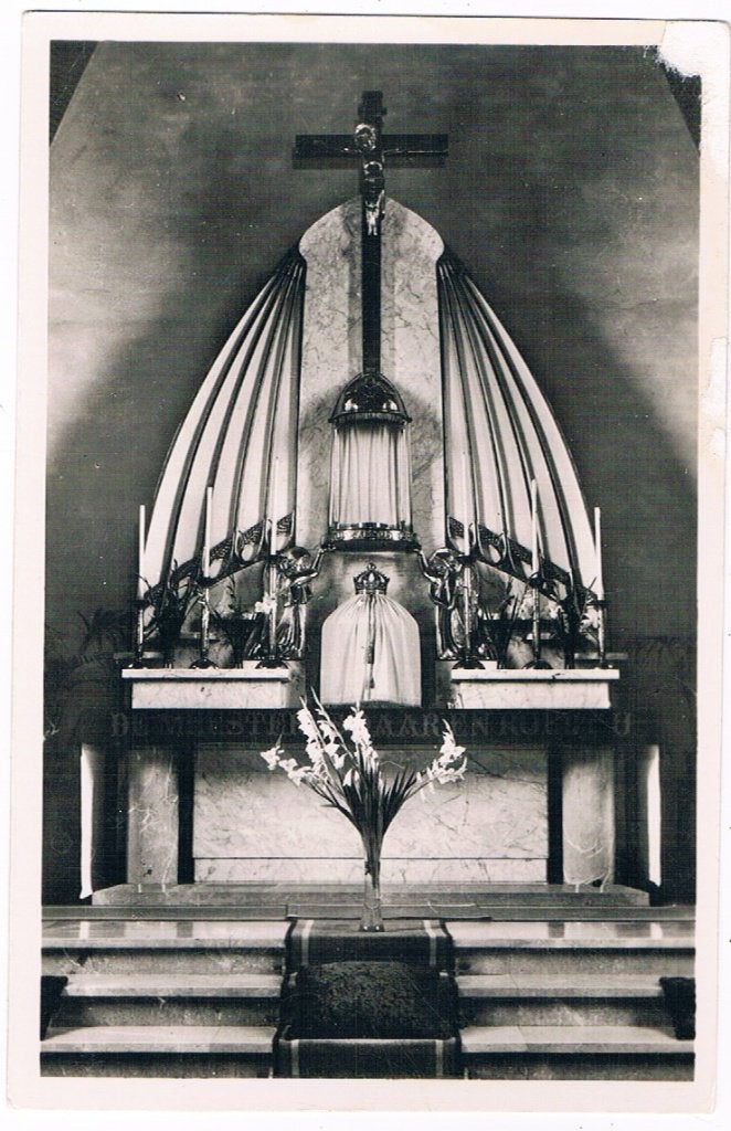 1 / OOSTRUM : Noviciaat St-Paschalis - Hoofdaltaar, Verzamelen, Verzenden, 1940 tot 1960, Ongelopen, Limburg