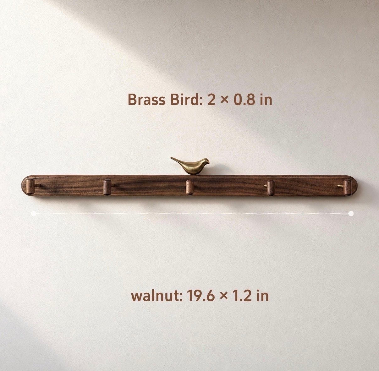 Stijlvolle wandkapstok met vogeldecoratie, Huis en Inrichting, Woonaccessoires | Kapstokken, Wandkapstok, Nieuw, Ophalen of Verzenden