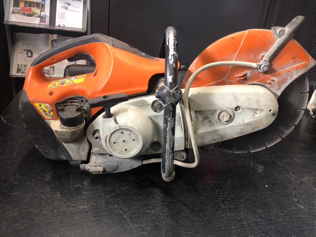 Stihl TS 420 doorslijper - Krachtige en betrouwbare zaag, Doe-het-zelf en Verbouw, Gereedschap | Zaagmachines, Ophalen, Gebruikt